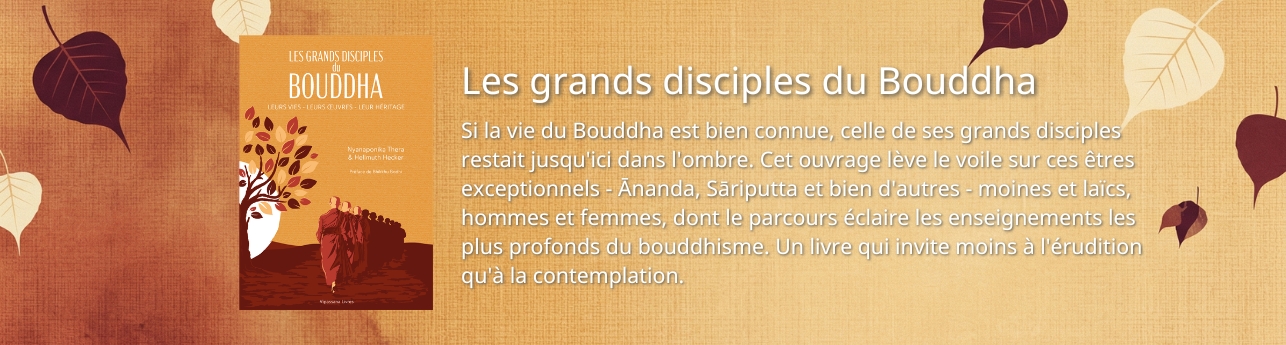 Bannière Grands disciples du Bouddha
