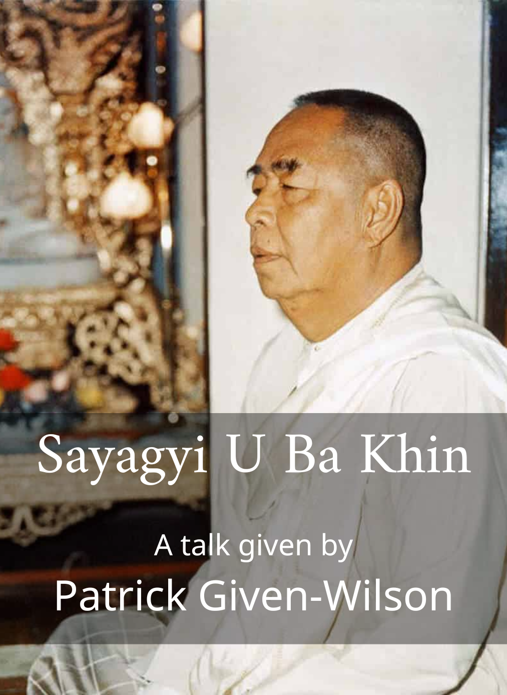 Sayagyi U Ba Khin